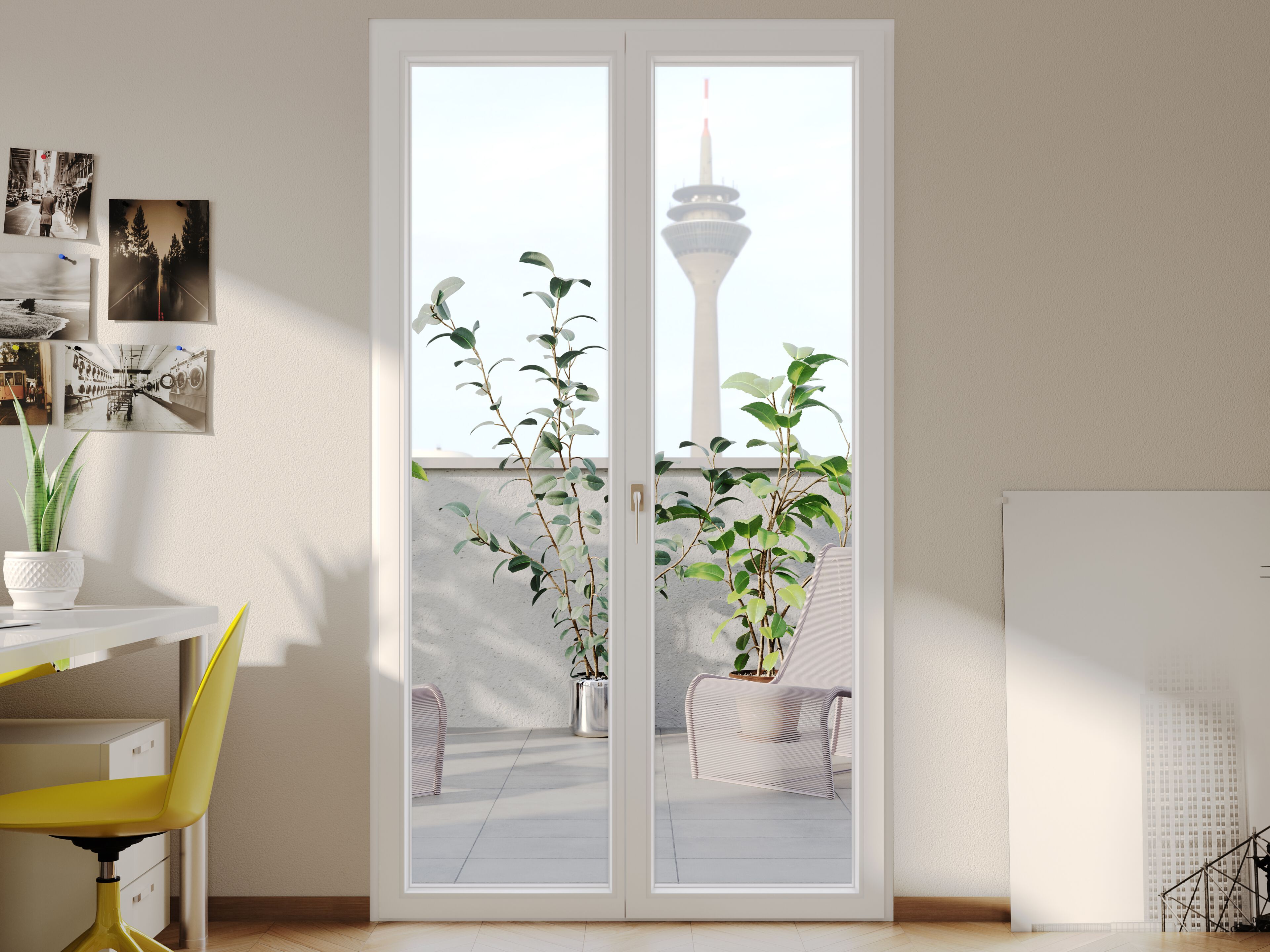 Окно ПВХ с минимальным профилем NURITH LUCEVIVA ARCH-00044208 - Вид №2