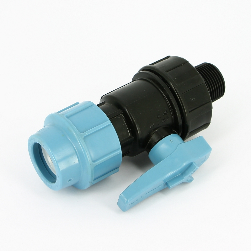 Кран обжим-Н Unidelta 32 х 1" для труб ПНД полипропилен PP-B 1072032004001 - Вид №4