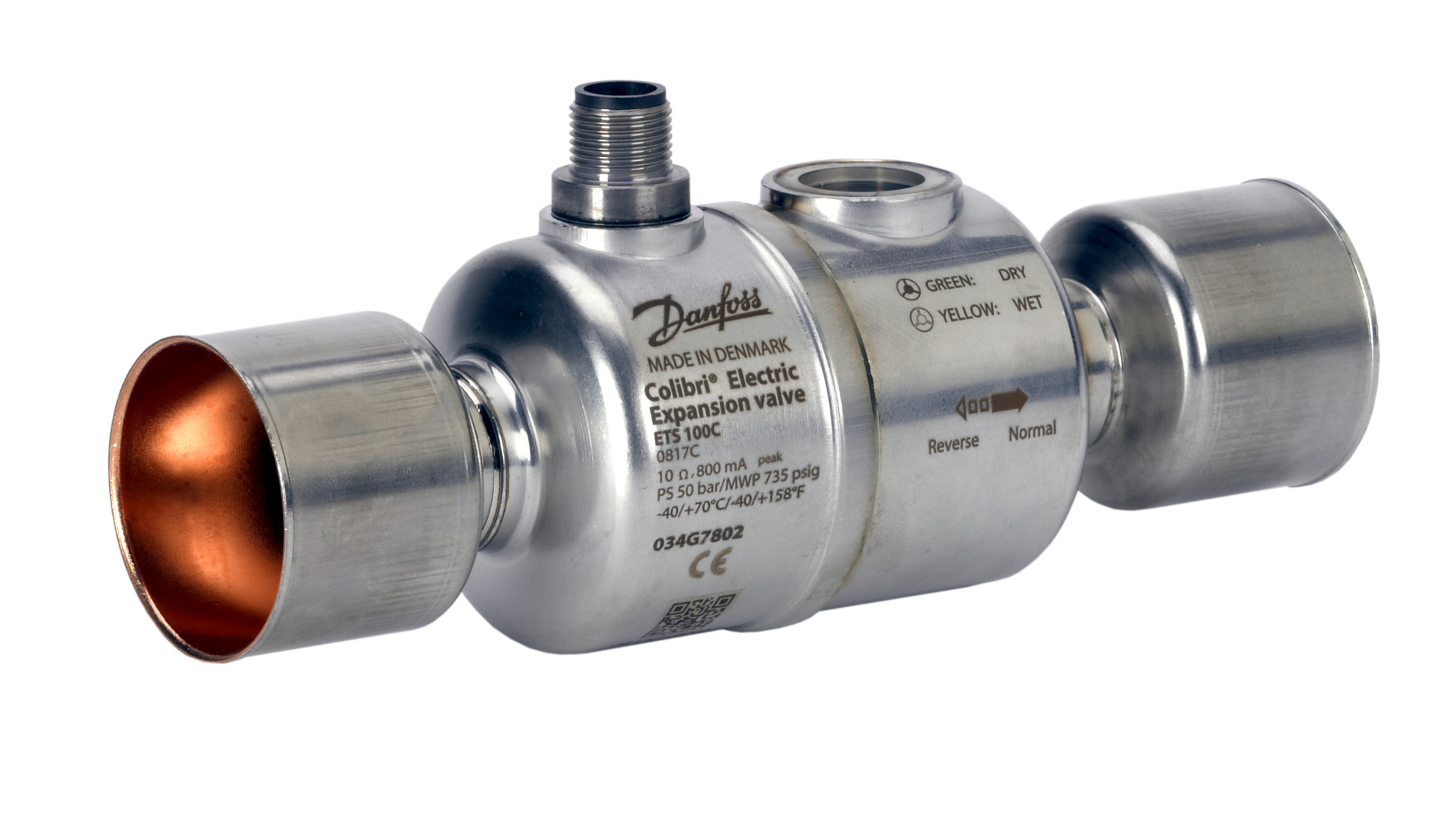 Danfoss ETS 12C - ETS 100C (Colibri®) — Электронный расширительный клапан шагового типа ETS 100C Клапан терморегулирующий 034G7803  - Вид №13