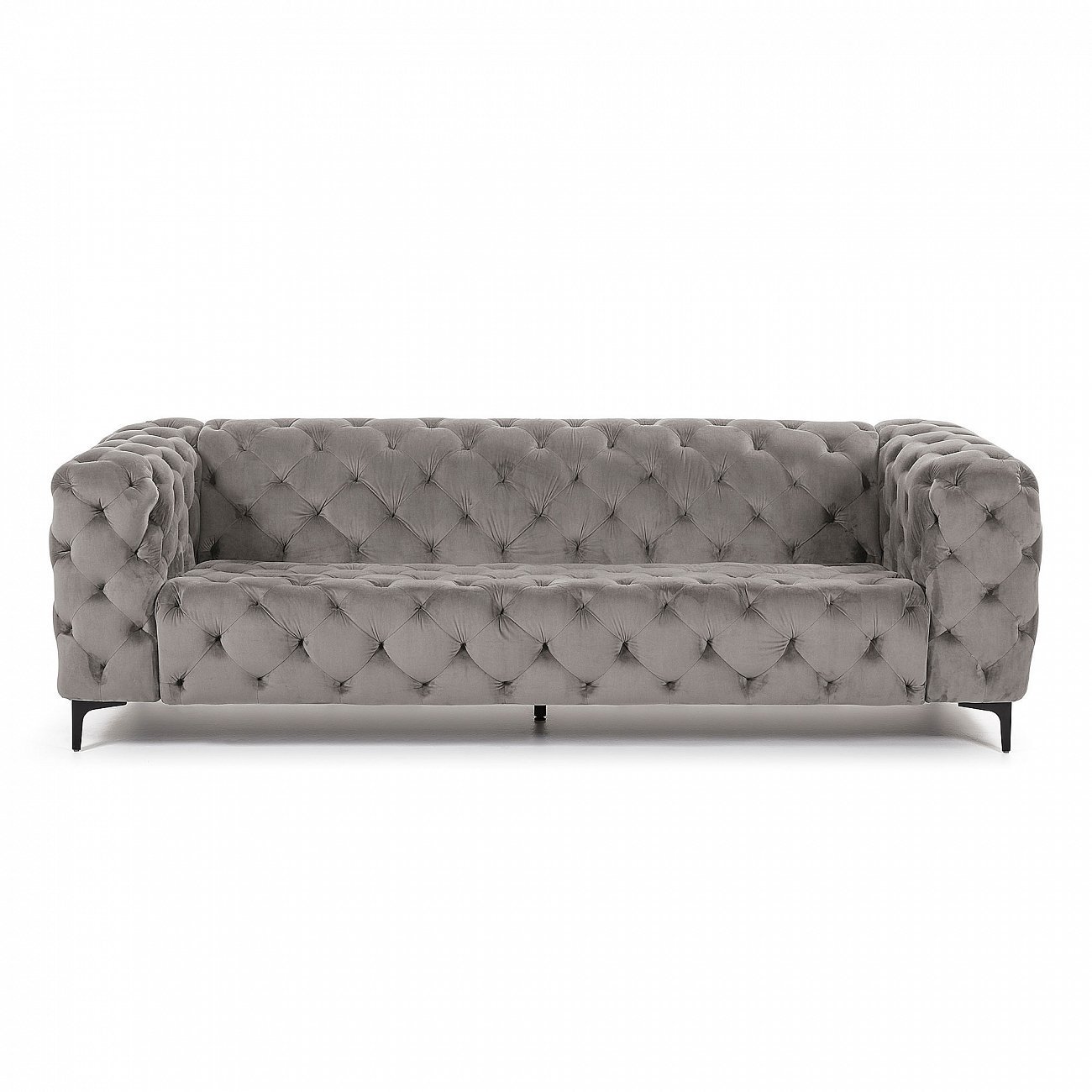 Диван Maisha трехместный серый от La Forma LA FORMA ДИЗАЙНЕРСКИЕ 288905 Серый  - Вид №1