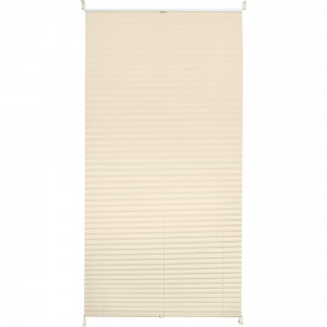 82057282 Штора плиссе «Плайн», 75х160 см, текстиль, цвет экрю