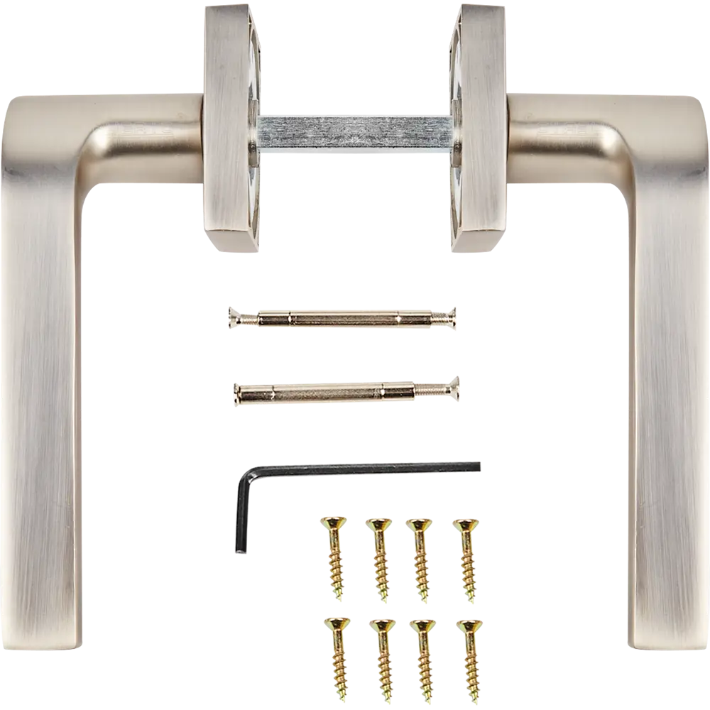 Дверные ручки Puerto AL 535-03, без запирания, цвет хром STLM-2161780 - Вид №1