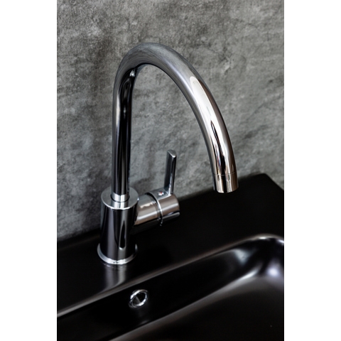 Orange OneLife P04-001cr Полимерный смеситель для кухни, цвет: хром Хром sun-id-1517137 - Вид №1