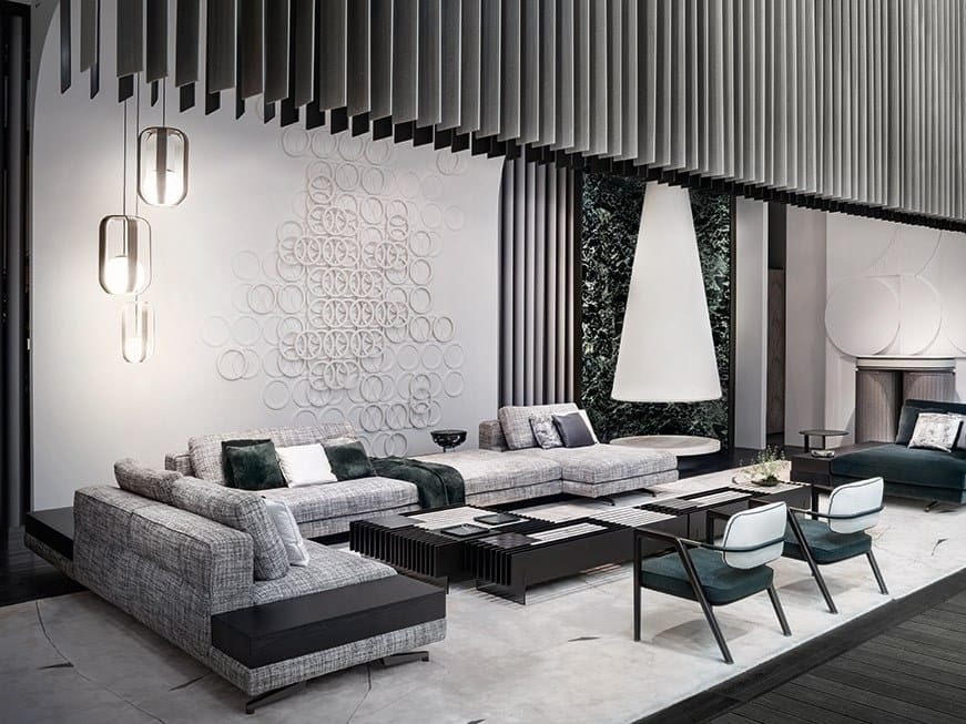 2-местный диван из ткани или кожи Giorgetti SOHO ARCH-00068883 - Вид №3