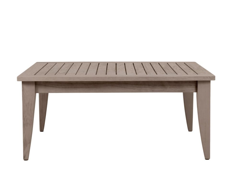 Квадратный стол из тикового дерева JANUS et Cie Relais ARCH-00138338 - Вид №1