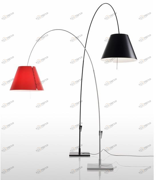 LUCEPLAN Регулируемый светодиодный торшер из поликарбоната Lady costanza sun-id-1491221