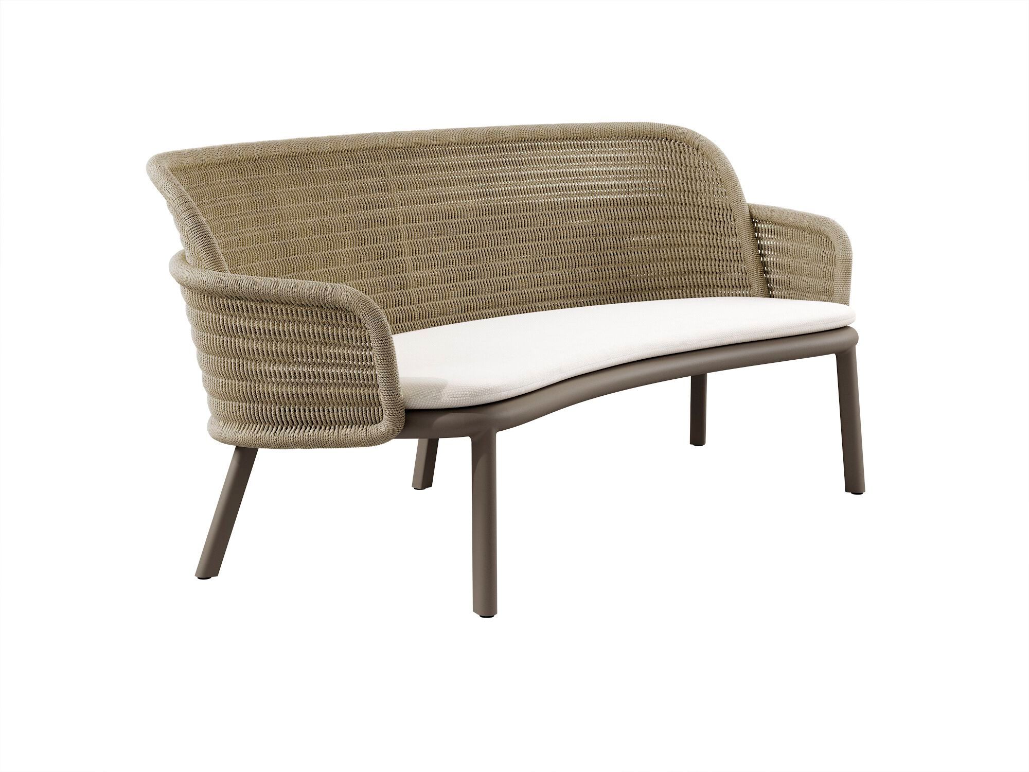 Диван из тикового дерева TRIBÙ Suro ARCH-00021057