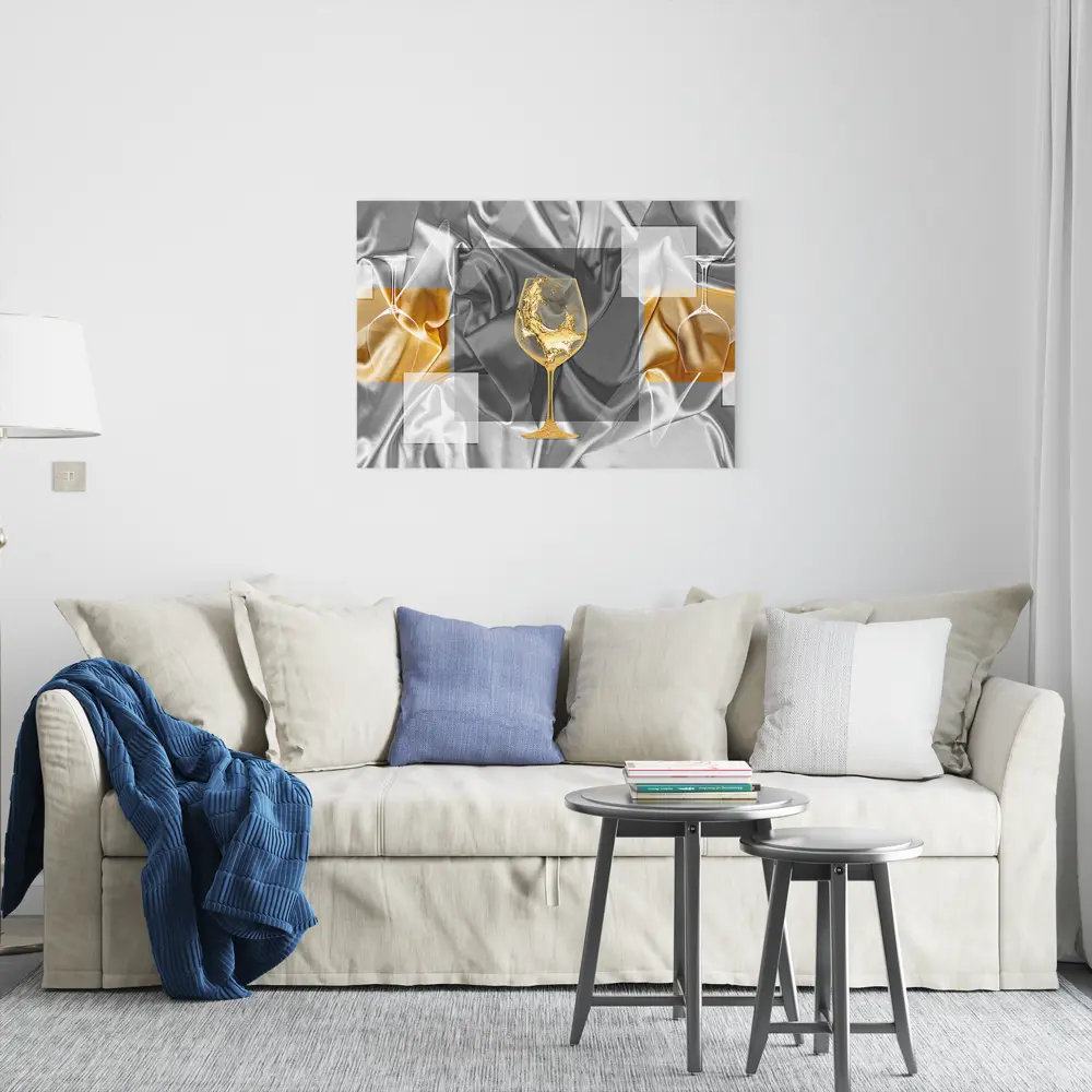 Картина на холсте Постер-лайн Бокалы 50x70 см STLM-2098965 - Вид №1
