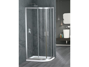 Полукруглый Кристалл душевая кабина с раздвижной дверью