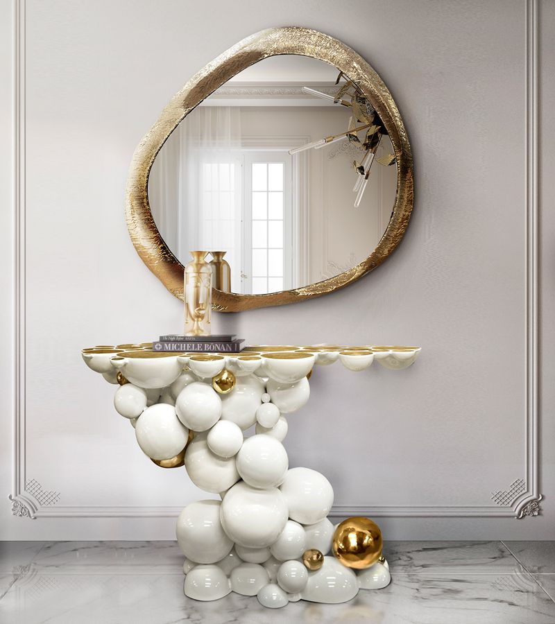 0-180 Ньютон белая консоль Boca Do Lobo  - Вид №8