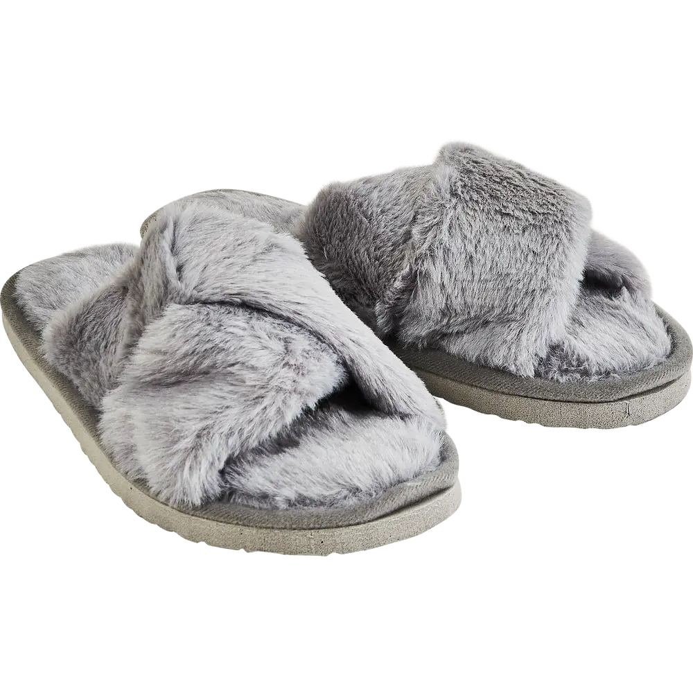 Тапочки домашние женские Модель 2 размер 36-37 цвет серый Santreyd STLM-2037837