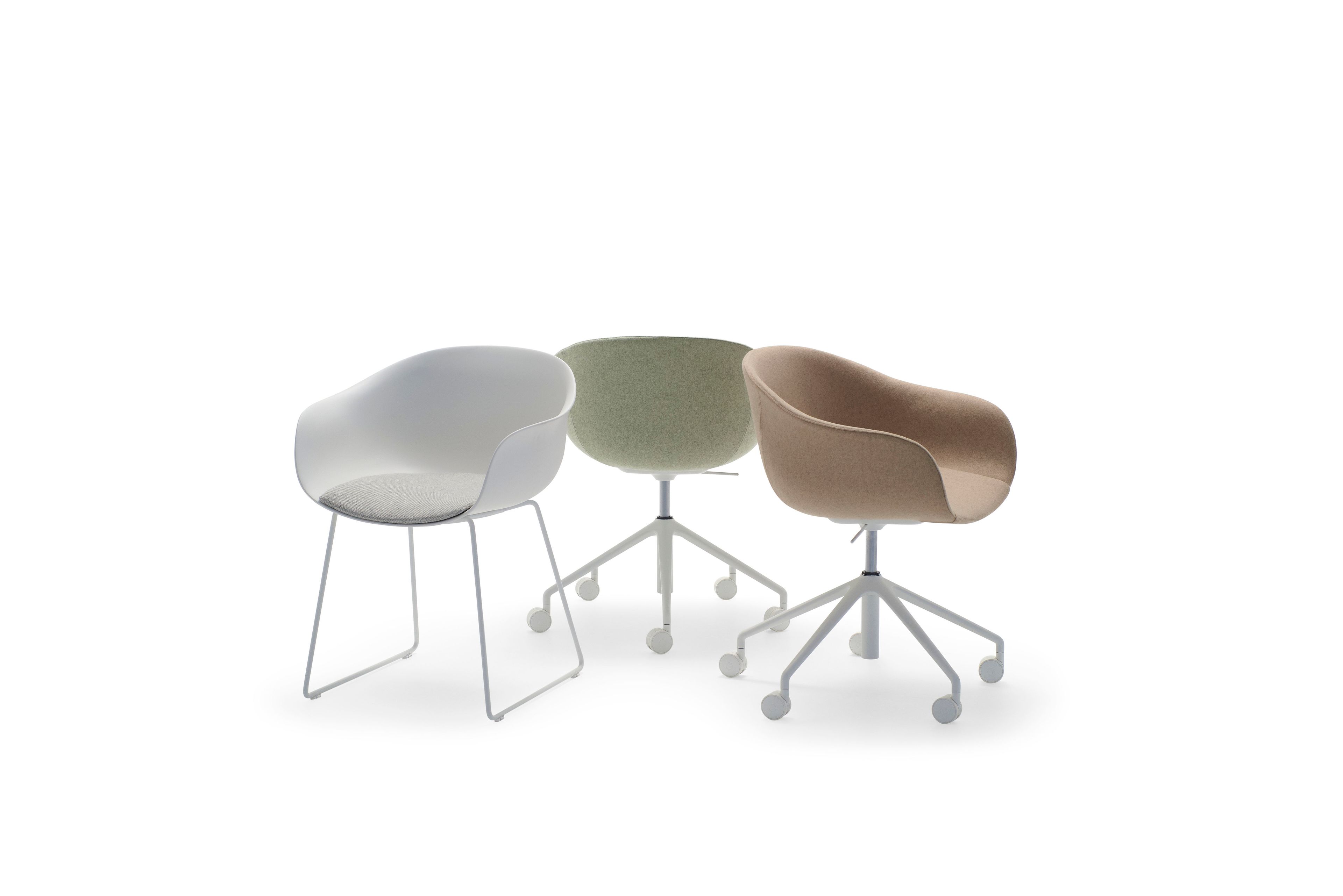 5-спицевое вращающееся офисное кресло с тканевыми колесами Andreu World ARCH-00128874 - Вид №4