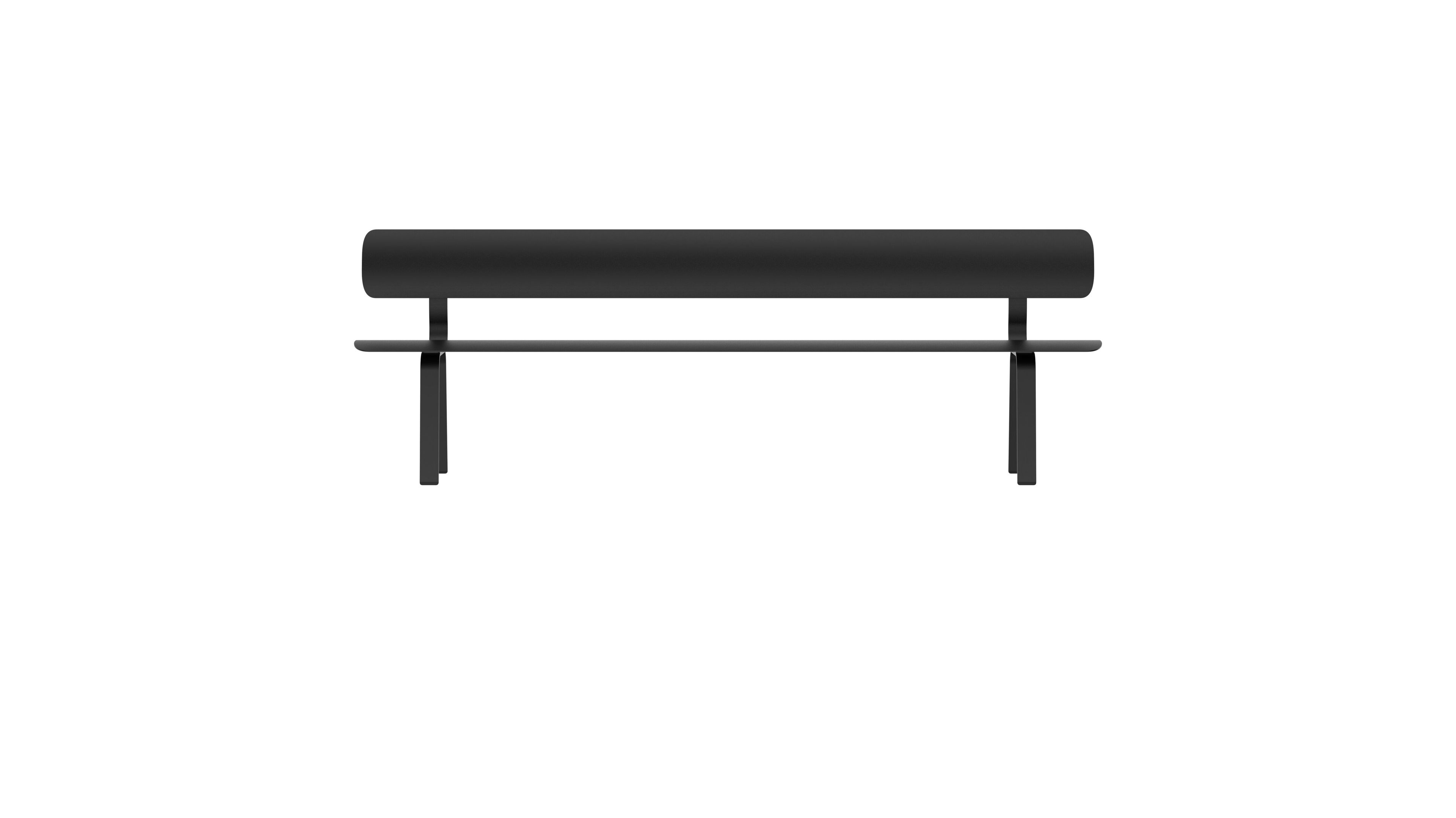 Стальная скамья с порошковым покрытием со спинкой FUNCTIONALS BEN ARCH-00041367 - Вид №76