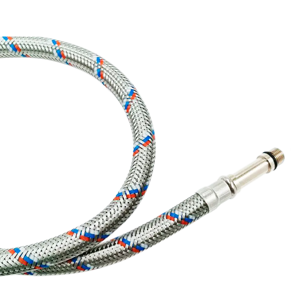 РОСТЕРМ - Гибкая подводка для смесителя с оплеткой из нержавеющей стали 89409406 STLM-1569091 - Вид №2