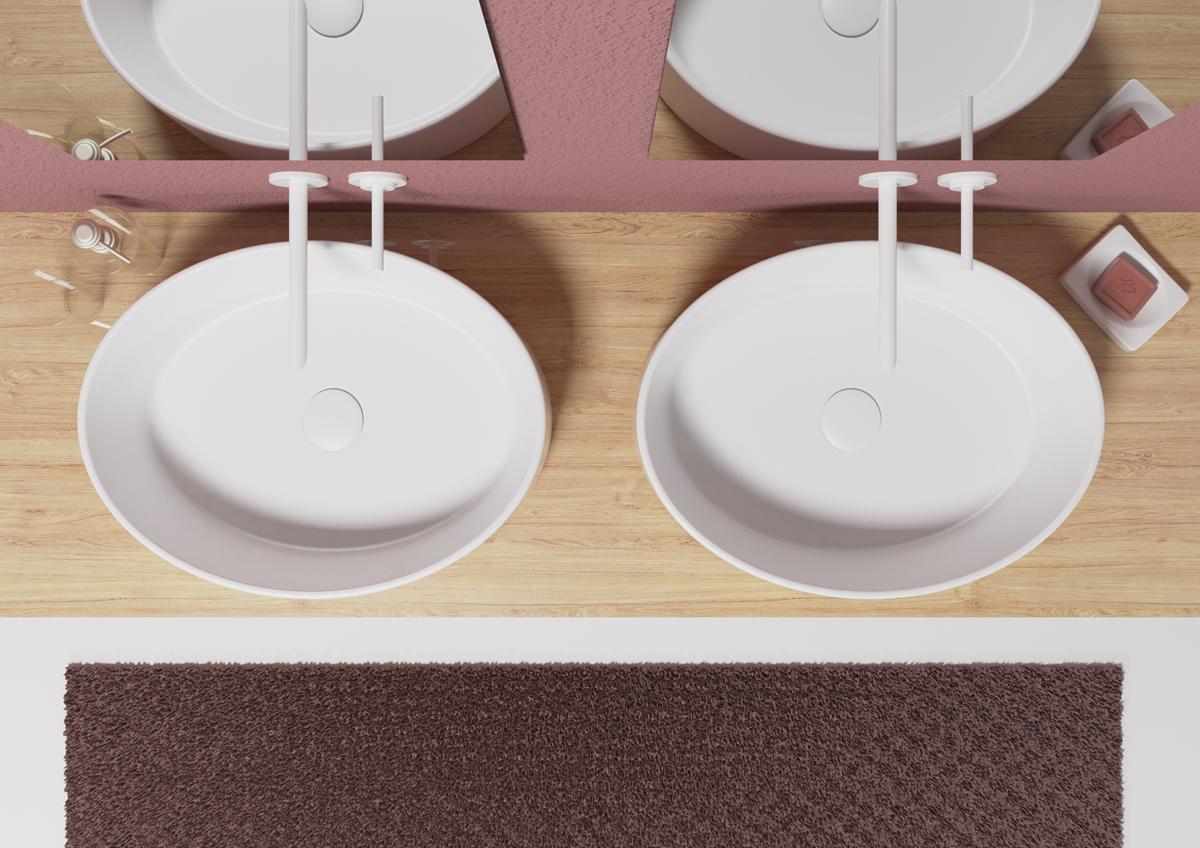 LKLAVFSBF4521 Накладная раковина на столешницу GSG CERAMIC Like - Вид №1