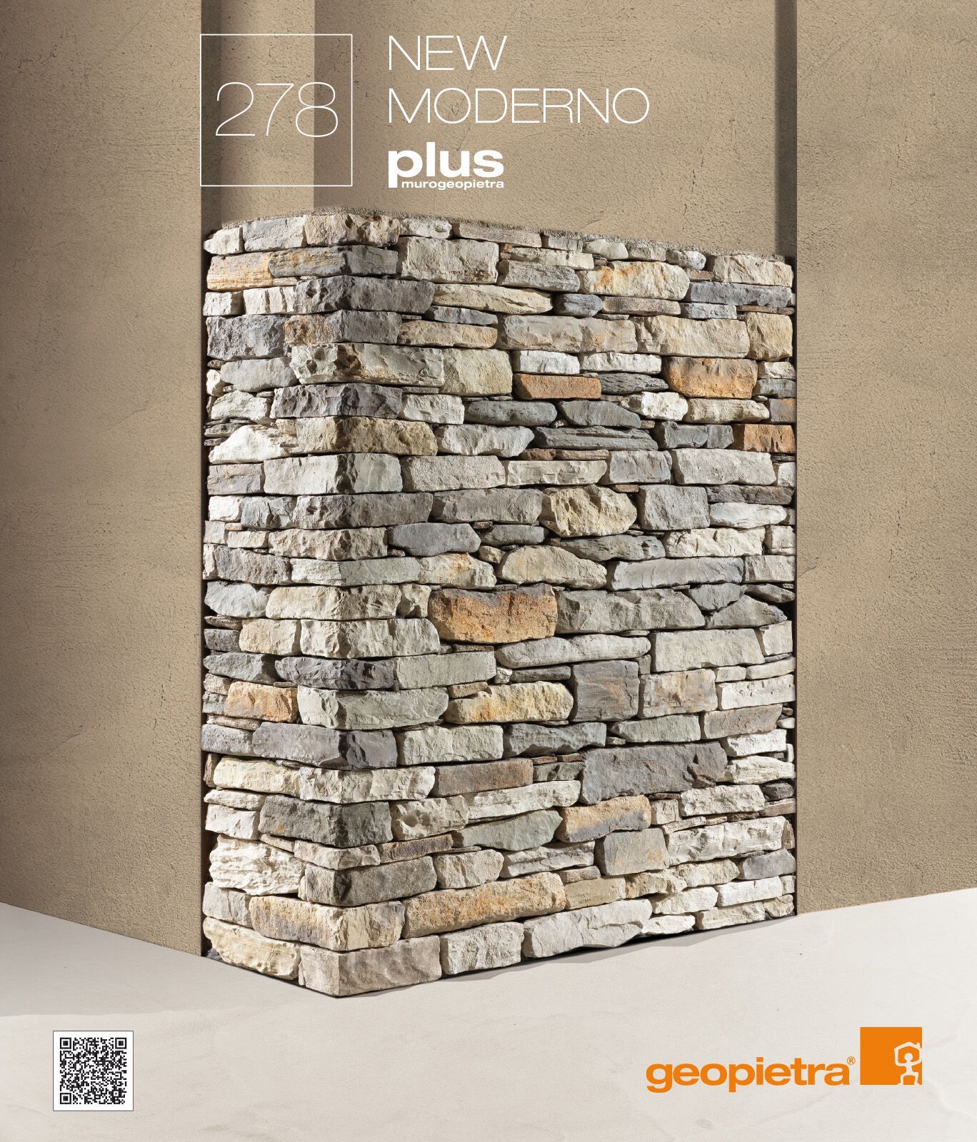 Реконструированная каменная облицовка GEOPIETRA® чешуйчатый профиль ARCH-00076031