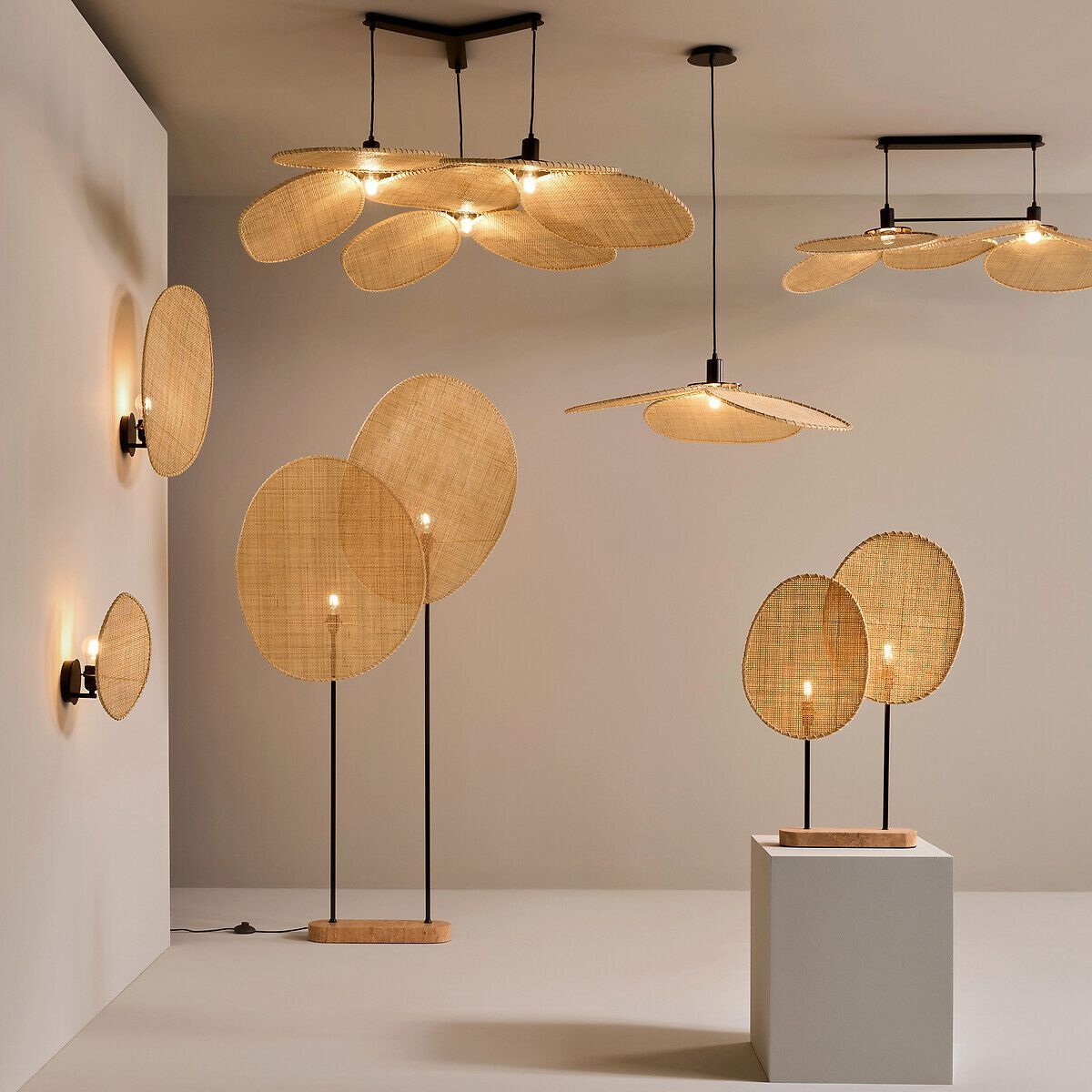 Плетеная настольная лампа AMPM Canopée ARCH-00109924 - Вид №4