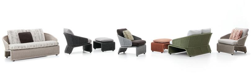 Minotti Пуф да открытый Halley outdoor sun-id-1383796 - Вид №1