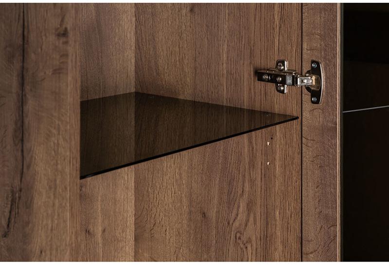 2514 Шкаф витрина Loft Дуб Табак R-HOME 40092925H_Табак - Вид №8