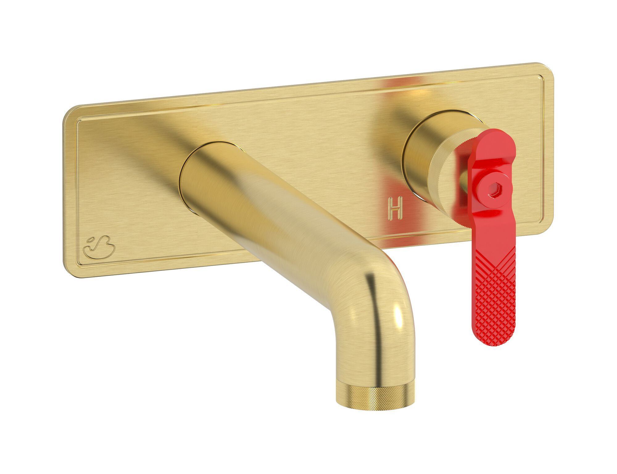 Однорычажный настенный смеситель для раковины с автоматическим сливом IB Bold ARCH-00071487 - Вид №11