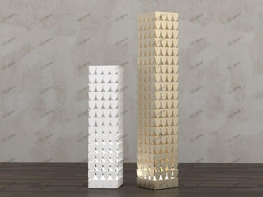 NEXO LUCE Светодиодный торшер из алюминия Oxen floor lamp 7004e1.001 / -002