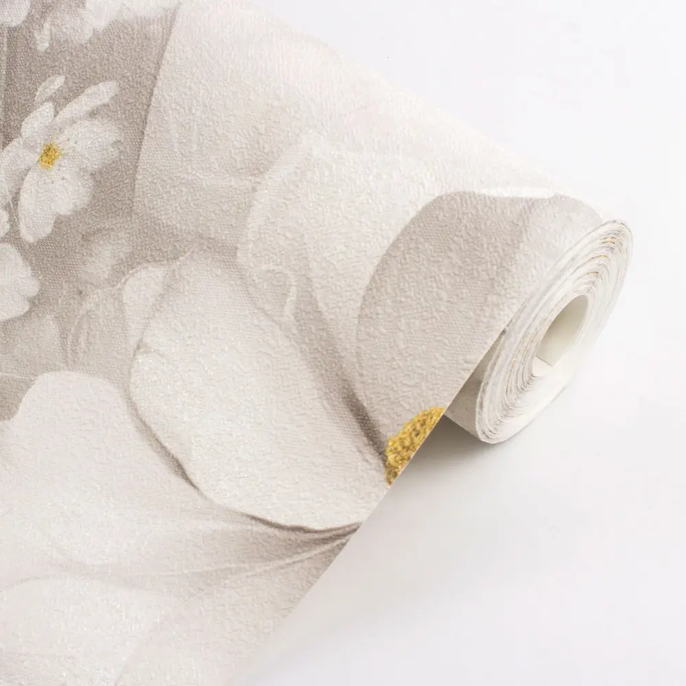 Обои флизелиновые Belvinil Апрель серые 1.06 м 1053-21 STLM-2117794 - Вид №3