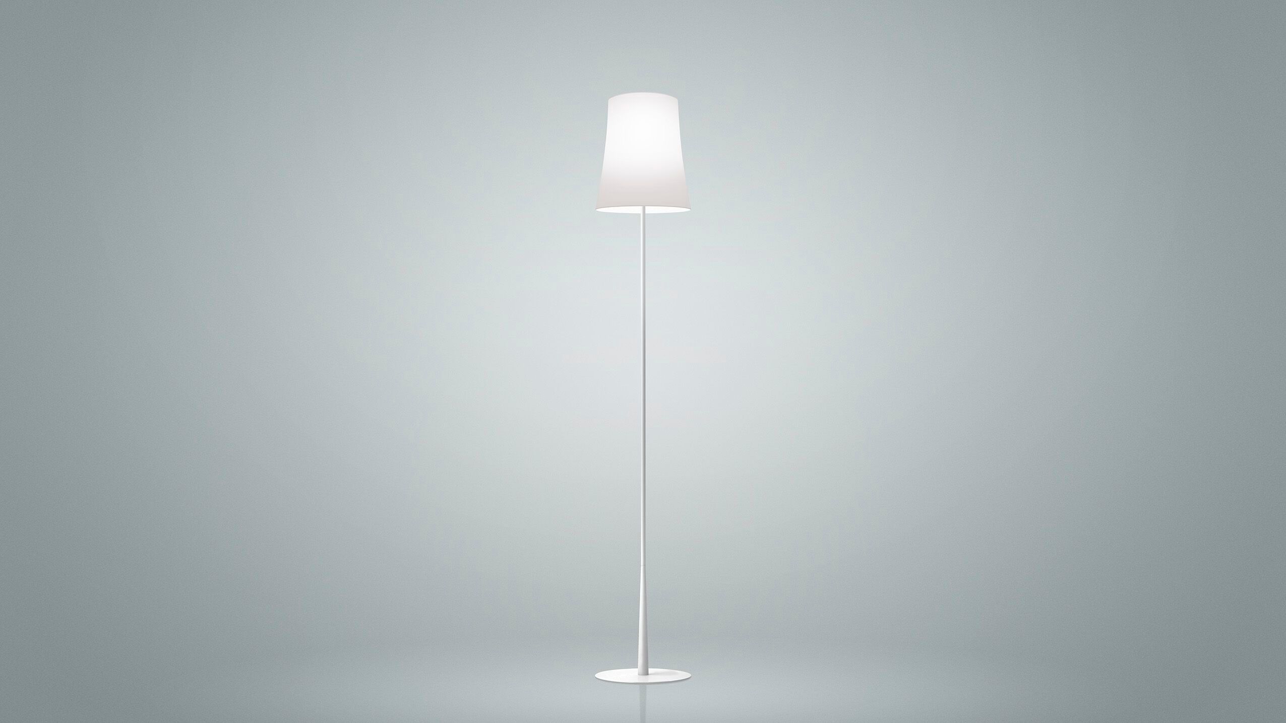 Напольная лампа из поликарбоната и окрашенного алюминия Foscarini птичка ARCH-00006770 - Вид №6