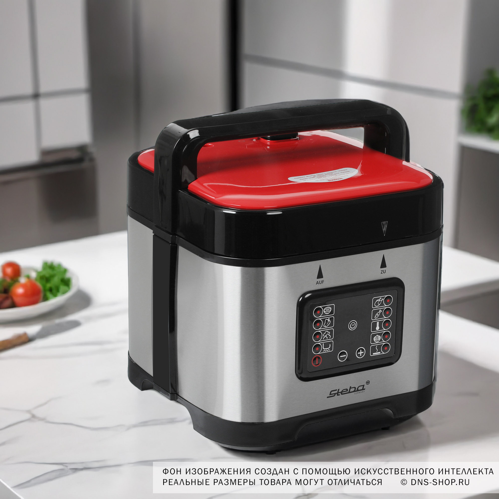 1003039 Мультиварка-скороварка Steba DD2 серебристый STDN-0095573 - Вид №9