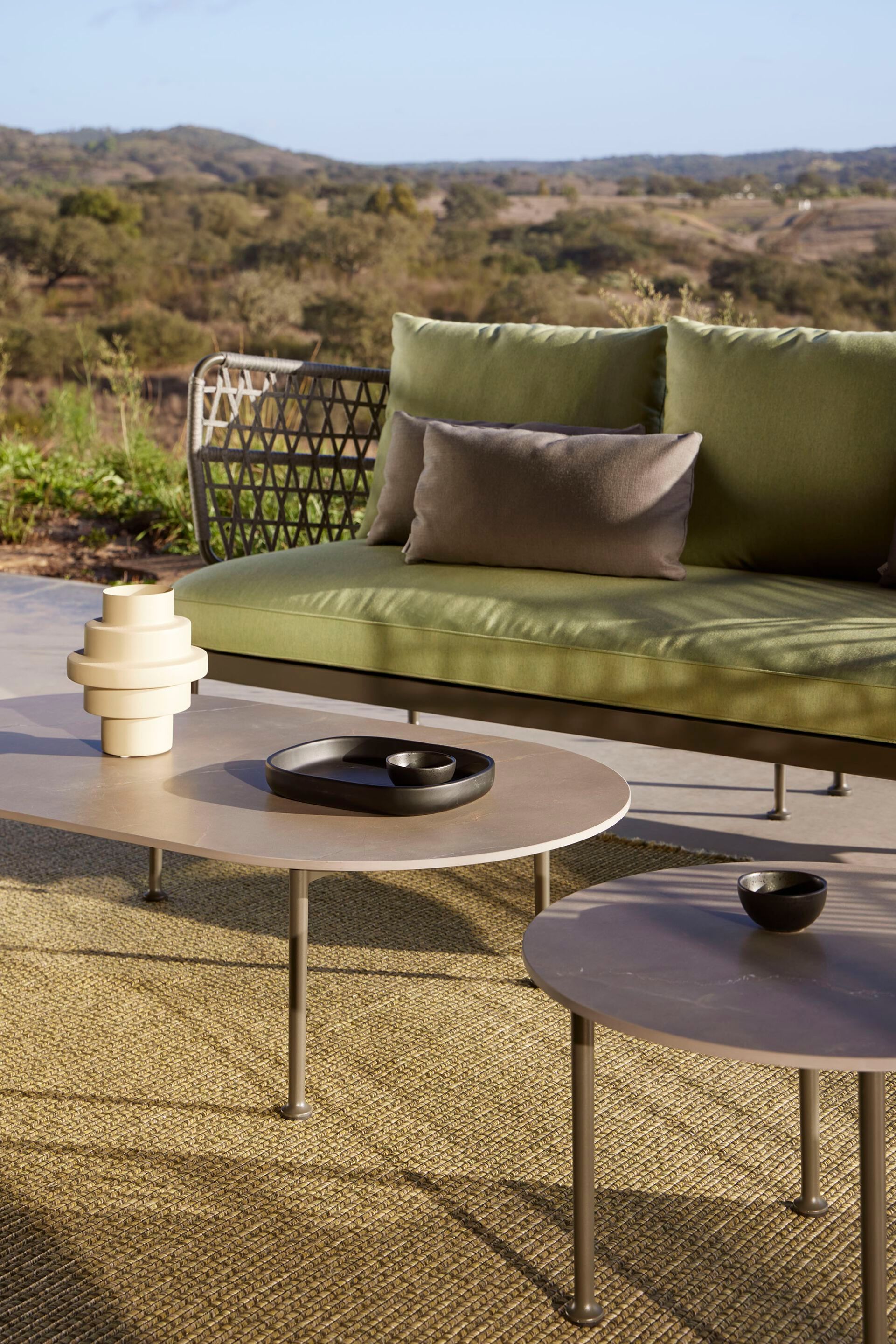 3-местный алюминиевый садовый диван с порошковым покрытием POINT Curio ARCH-00104305 - Вид №3