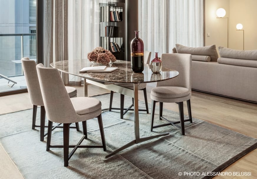 Кожаный стул с мягким сиденьем Flexform Feel Good ARCH-00139787 - Вид №4