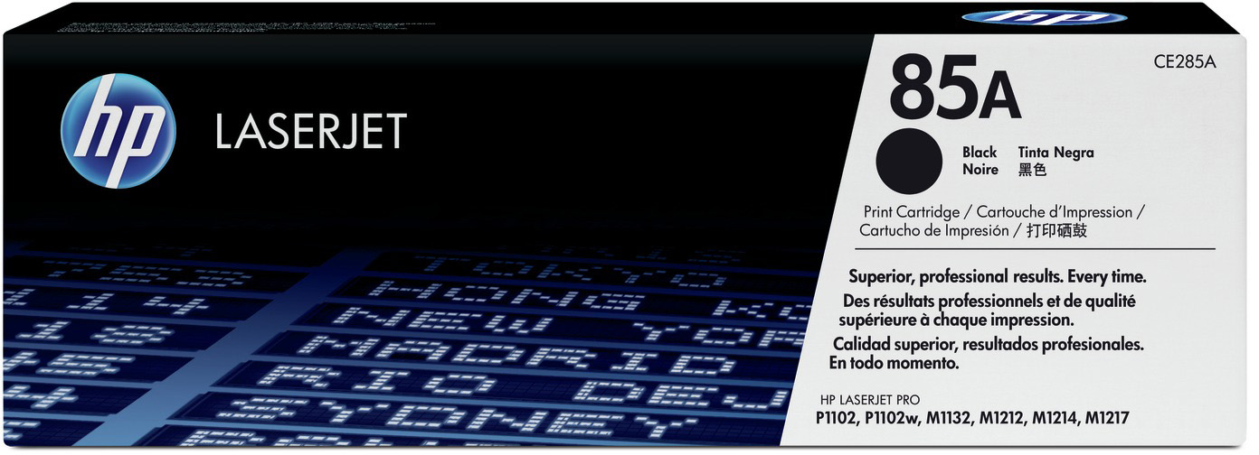 CE285A laserjet black print cartridge HP Santreyd 