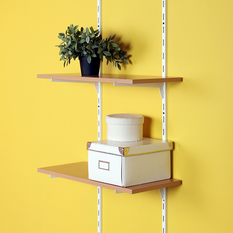 Кронштейн к стеновым стойкам , 415x6x70 мм, белый LJPS0395 Public Steel Россия  - Вид №1