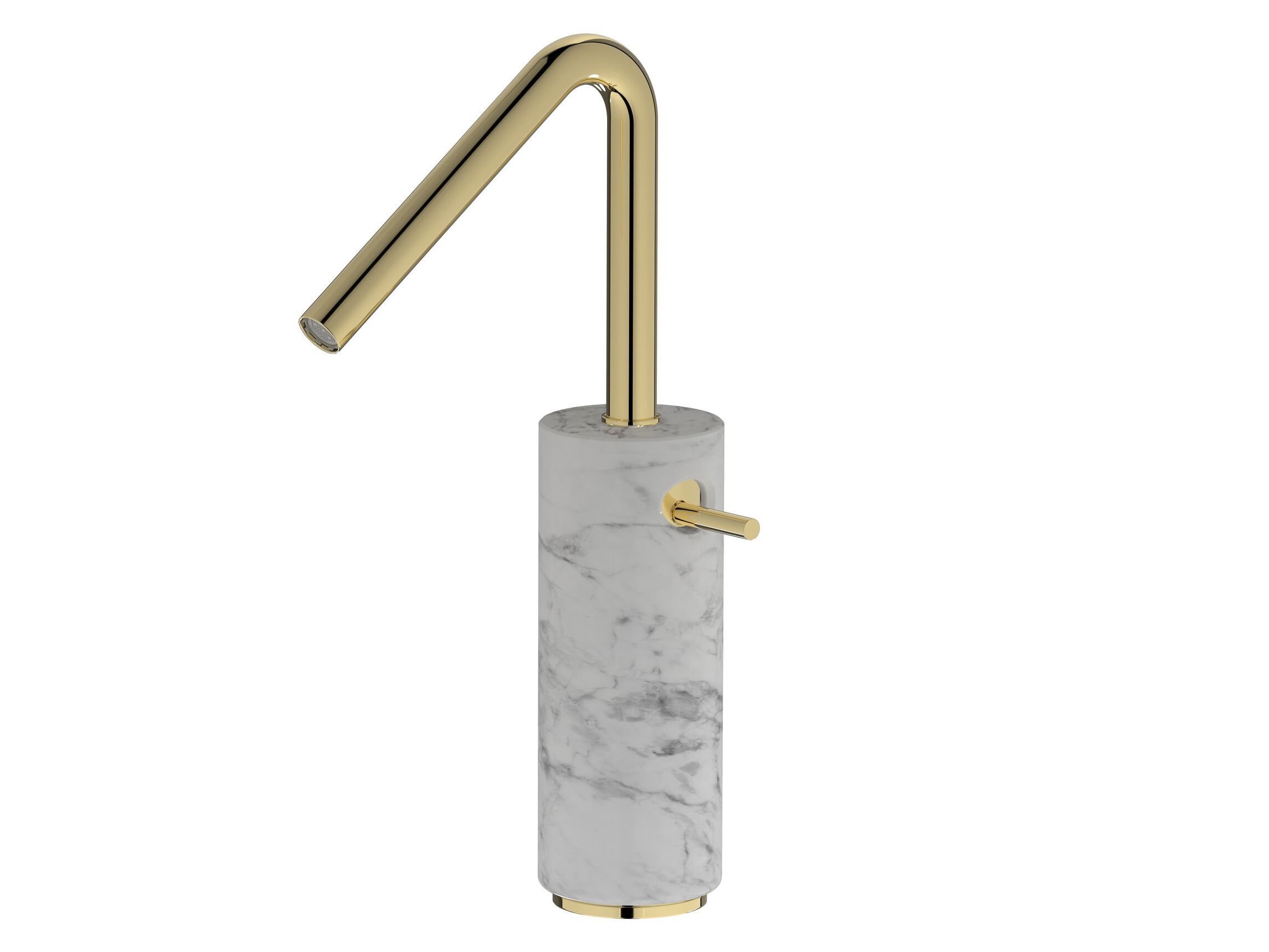 Смеситель для раковины с одной ручкой из мрамора IB мрамор + мрамор Elle ARCH-00083599