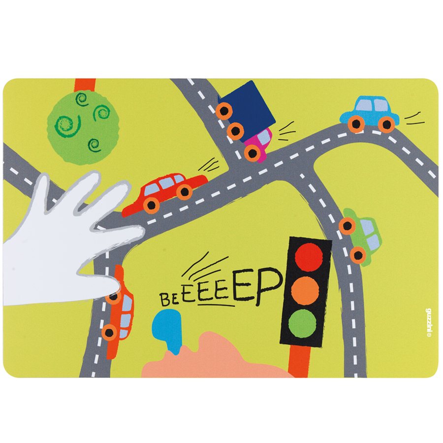 22606752GR Салфетка подстановочная детская on the road, зеленый Guzzini 