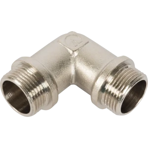 Угол Valtec наружная-наружная резьба 3/4" никелированная латунь VTr.093.N.0005 10506021 STLM-2001202