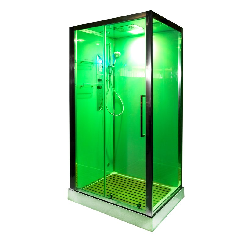 B09 BLACK Душевая кабина DETO Серия B Z120 KERAVA с паром - Вид №20