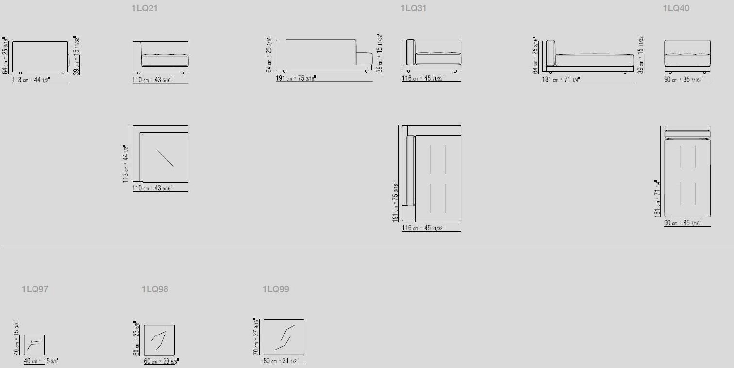 Flexform Модульный диван Lucien sun-id-1470518 - Вид №3