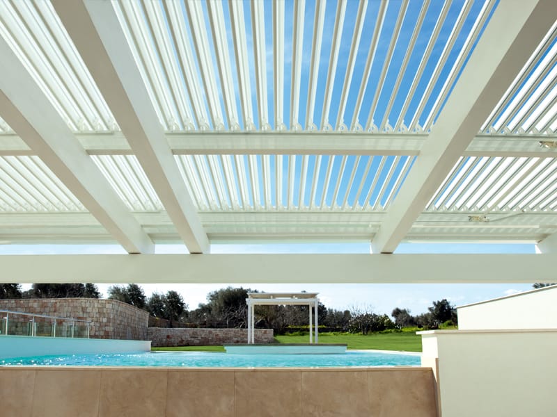 Пергола из алюминия с поворотными пластинами Mv Line Биоклиматика ARCH-00052896 - Вид №1