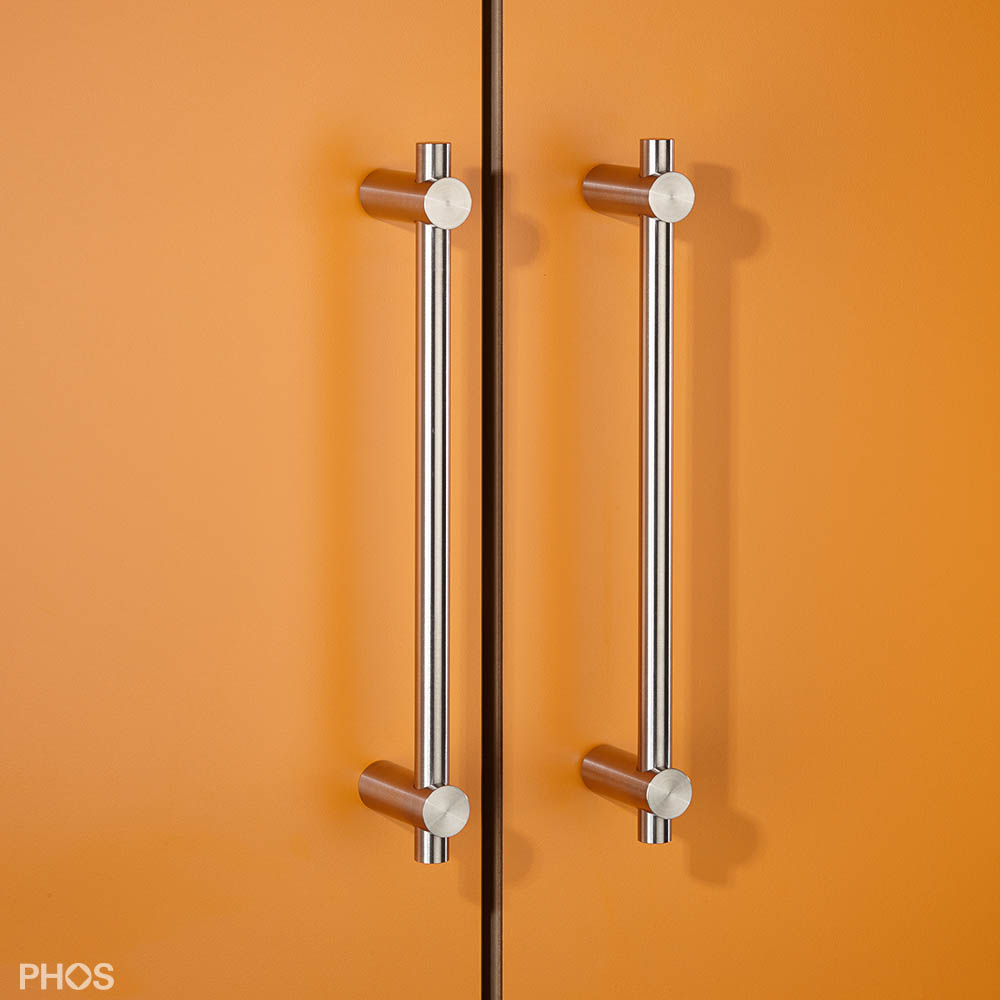 BG12-238 Ручка-дужка, сплошная, рукоятка ø12 мм, длина 20 см. PHOS 