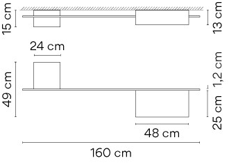 Vibia Светодиодный потолочный светильник прямого света из алюминия Structural sun-id-1423155 - Вид №7