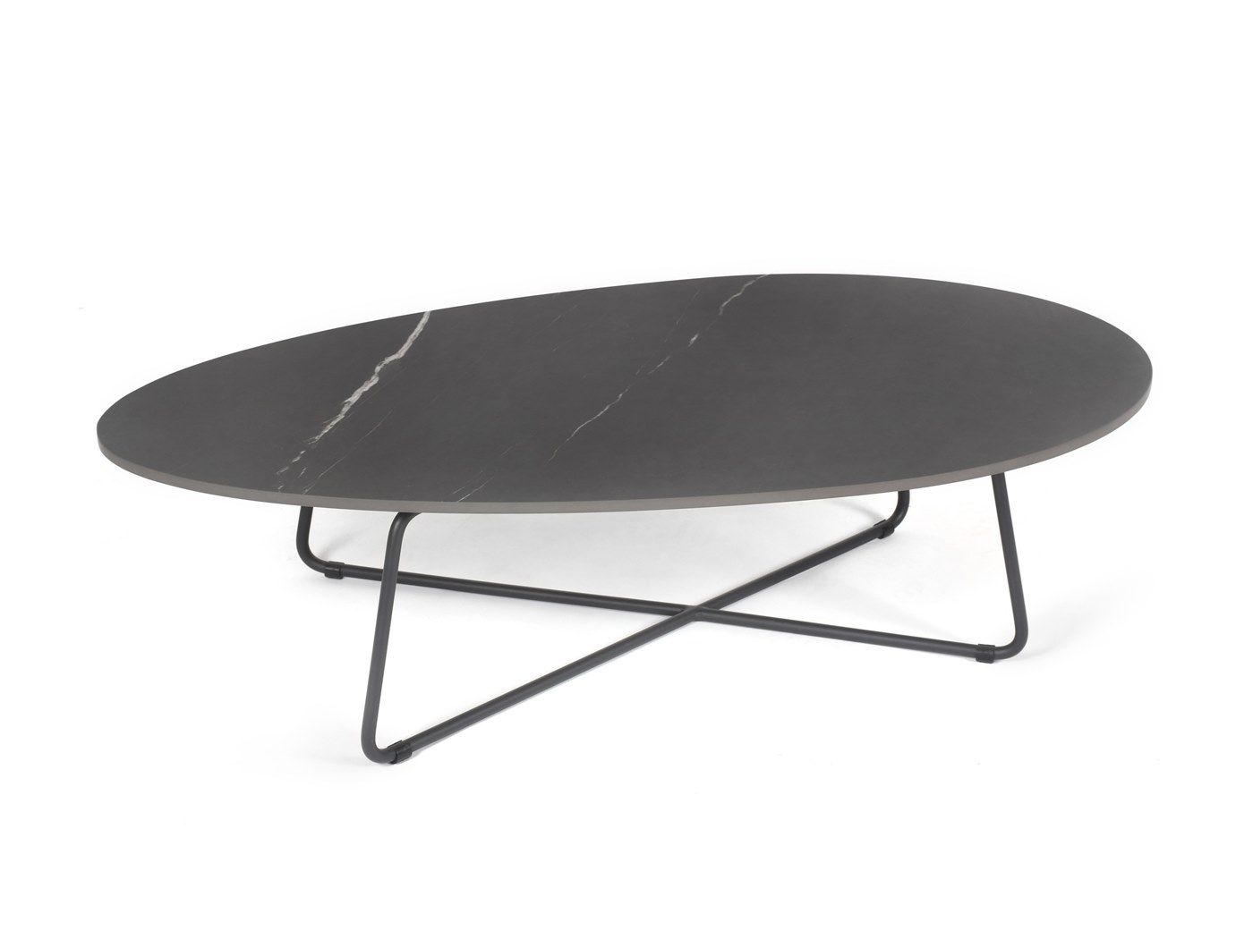 Низкий журнальный столик в fm-ceramtop и алюминий FISCHER MÖBEL Drop ARCH-00037131 - Вид №2