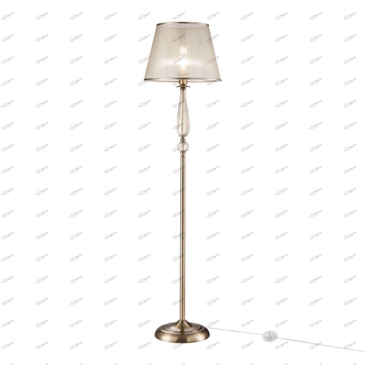 Торшер с абажуром бронзовый Inessa FR2685FL-01BZ FREYA INESSA 00-3908817 Бронза 