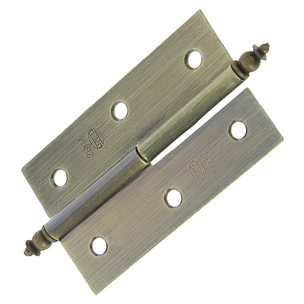 14248111 Петля мебельная карточная съёмная правая Amig 541 70x43 мм сталь цвет бронза STLM-0004573  - Вид №1