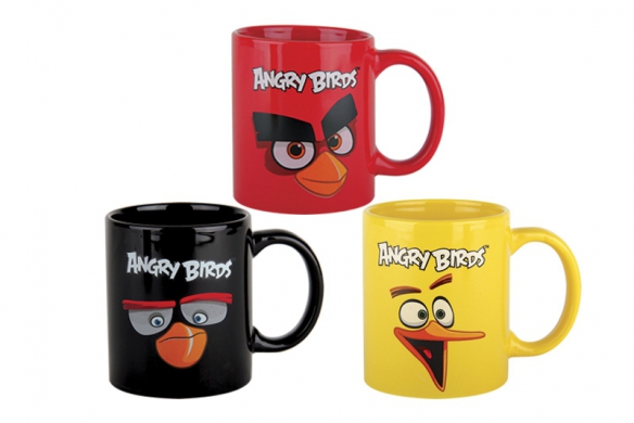 Кружка Angry Birds Movie Black 340 мл КОРАЛЛ ANGRY BIRDS MOVIE 029602 Чёрный;красный;белый  - Вид №1