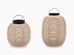 Плетеный солнечный фонарь