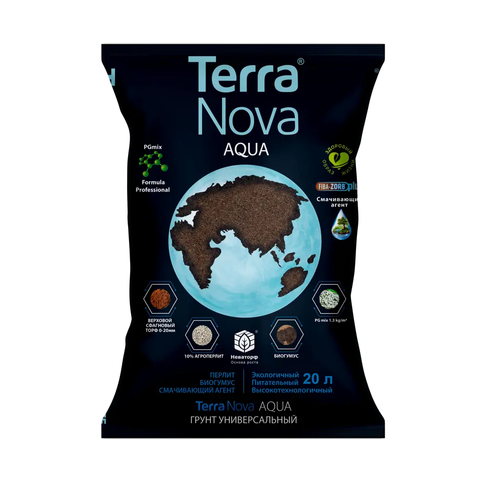 Грунт Terra Nova Аква универсальный 20 л TERRA VITA STLM-2117482