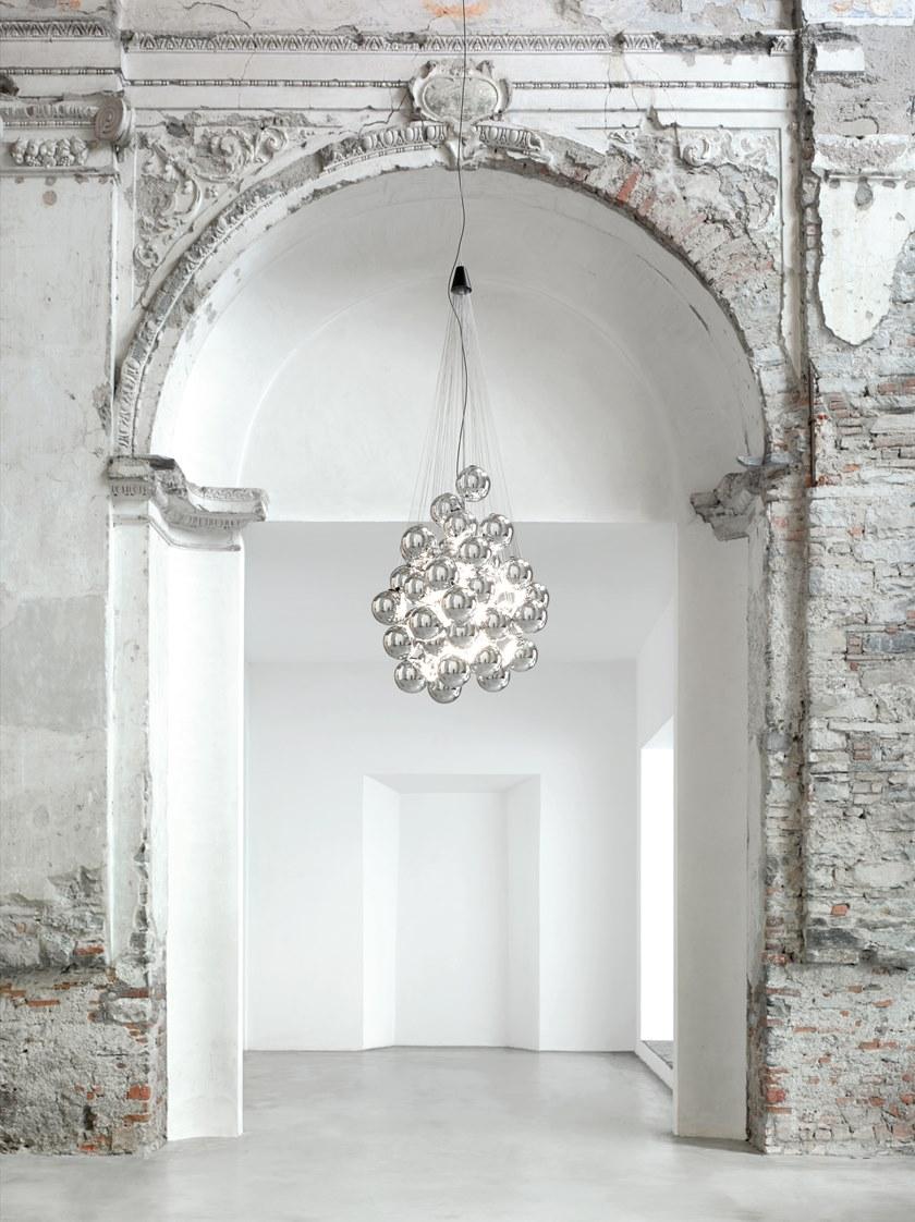 LUCEPLAN Светодиодная подвесная лампа из дутого стекла sun-id-1438717 - Вид №3