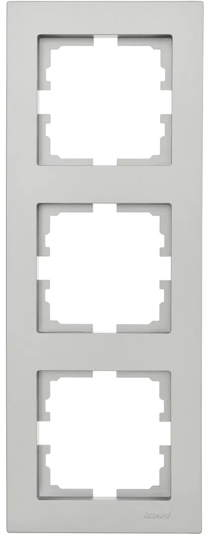 VESNA Рамка 3-ая вертикальная без вст платина