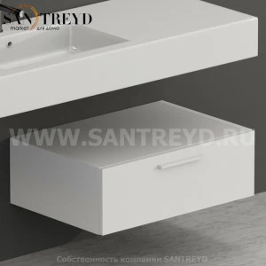 S07024BO2 Тумба с 1 ящиком 70 см белая Globo ARREDO WOOD Италия