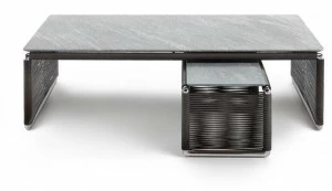 Flexform Журнальный столик с каменной столешницей Tindari